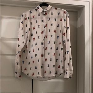 Funky long sleeve blouse